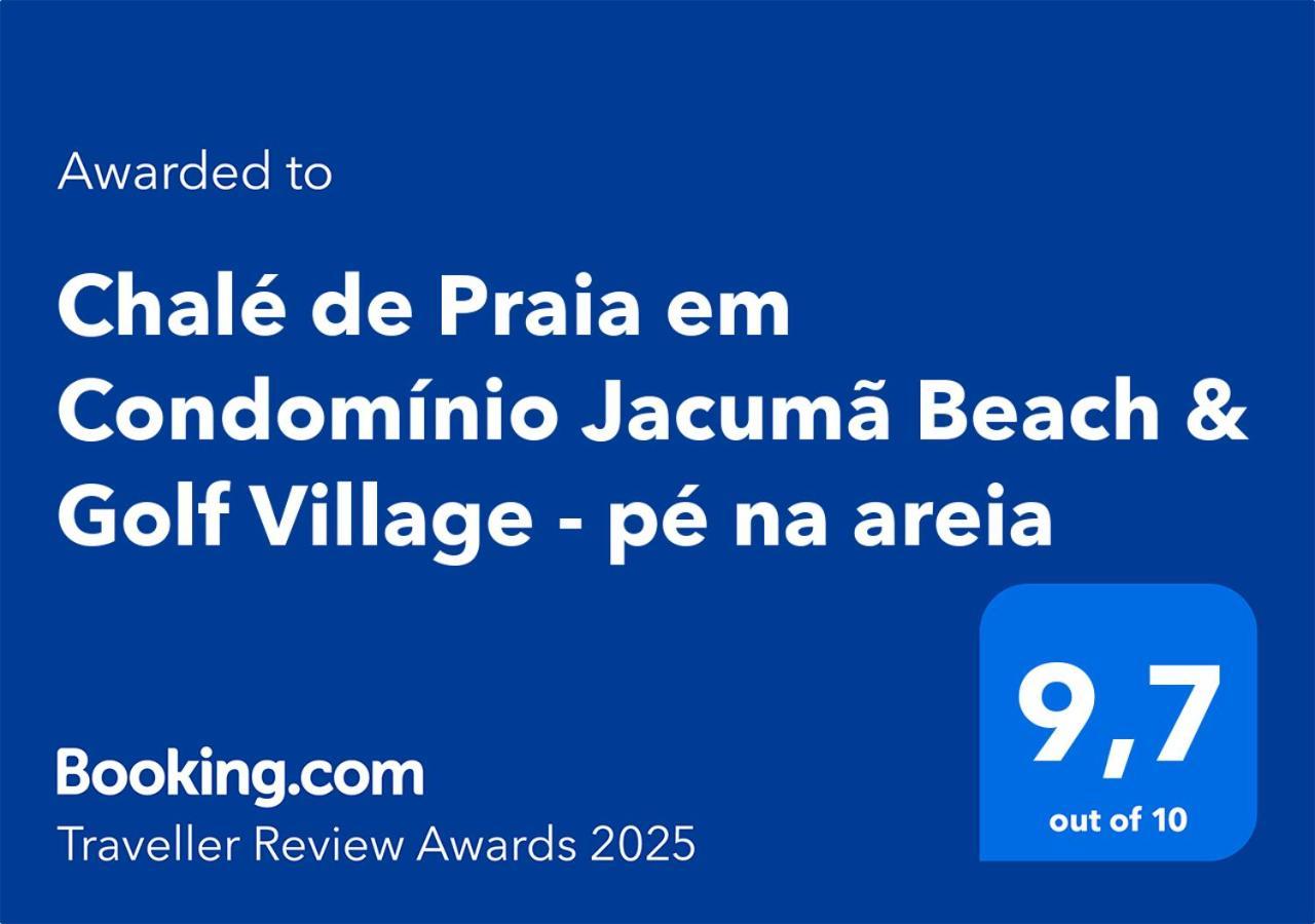 Chale De Praia Em Condominio Jacuma Beach & Golf Village - Pe Na Areia Exterior foto
